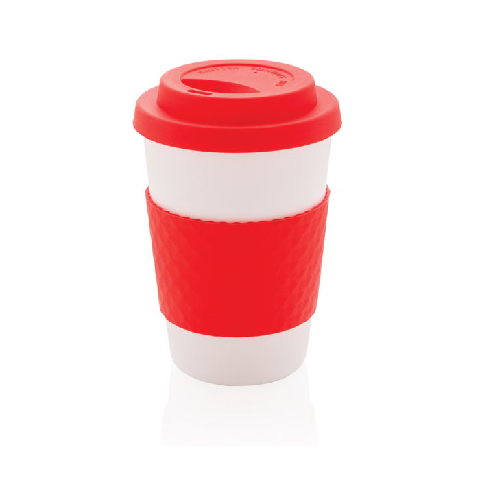 Microwave-safe plastic cups for promotions, 270 ml