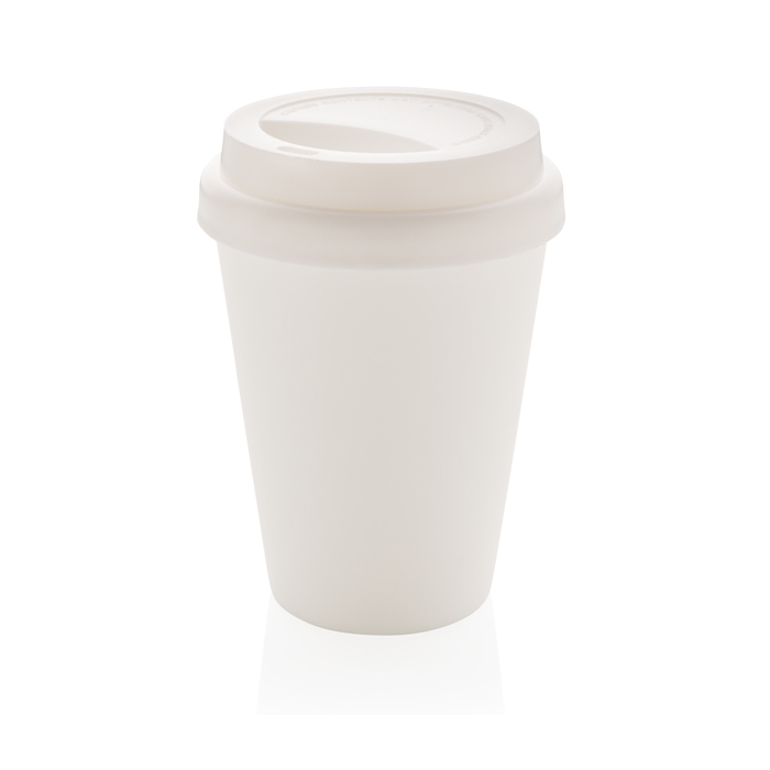Plastic takeaway cup with double wall, 300 ml