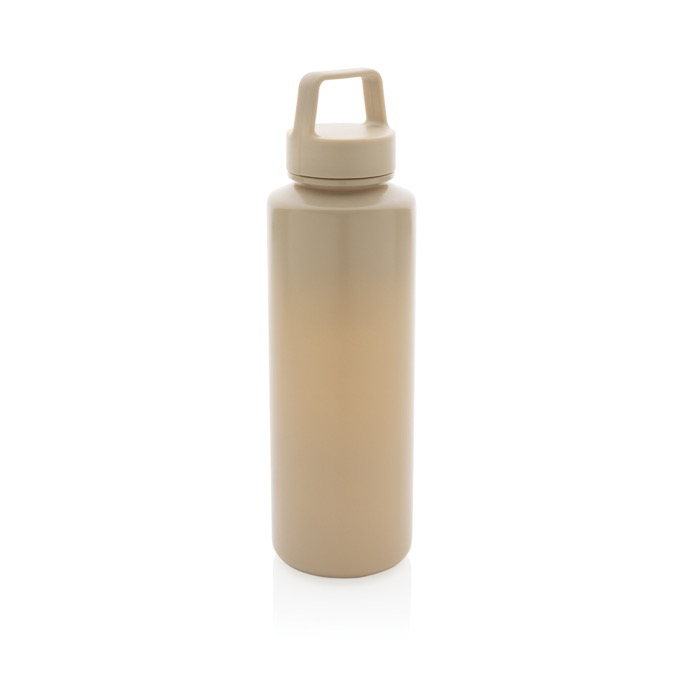 Branded recycled plastic bottle with handle, 500 ml