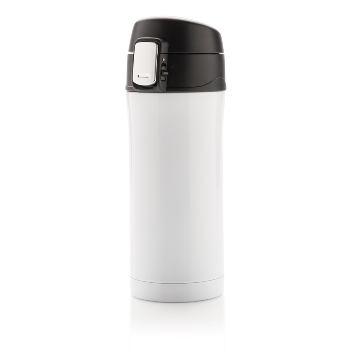 Recycled stainless steel thermos with secure lid, 300 ml