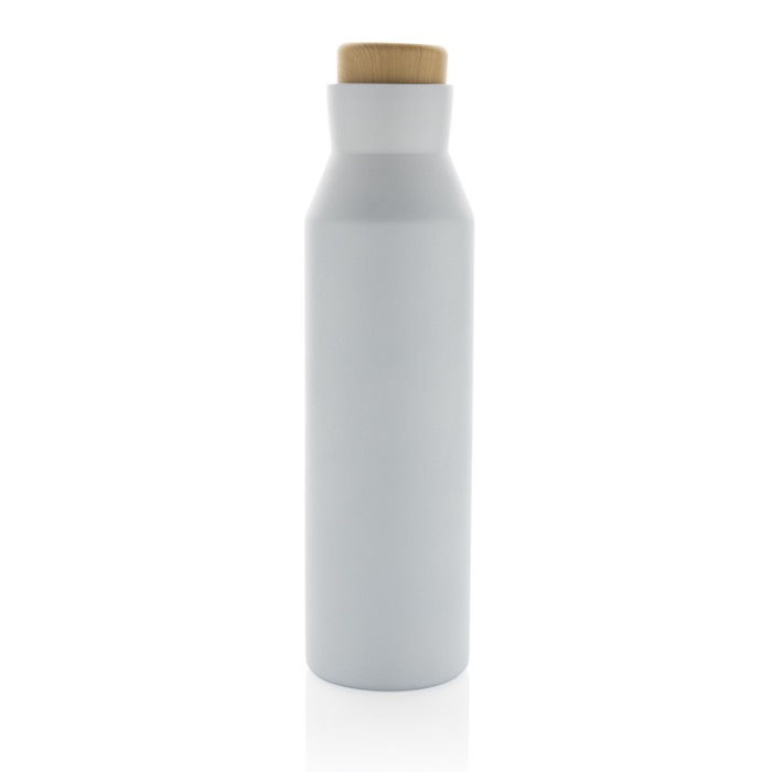 Recycled stainless steel thermal bottle with leakproof lid, 650 ml
