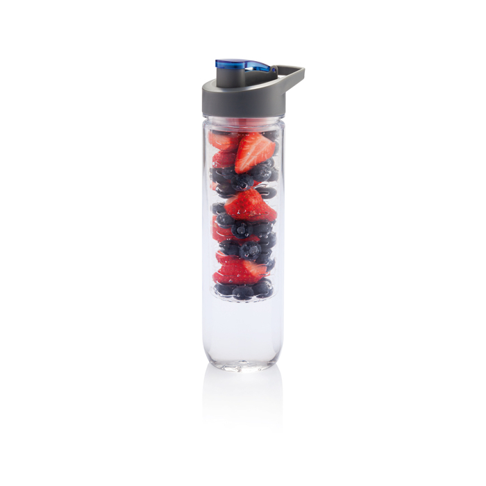 Large bottle with spout and fruit infuser, 800 ml
