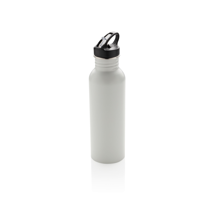 Branded stainless steel bottle with spout, 710 ml