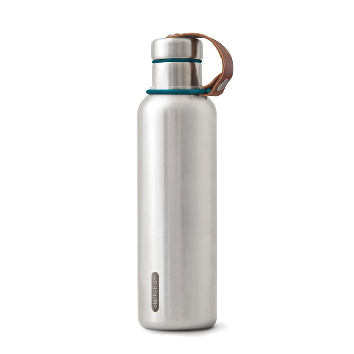 Stainless steel thermal bottle with handle, 750 ml