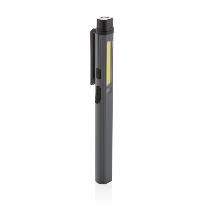 Rechargeable multifunction pen with multiple light settings