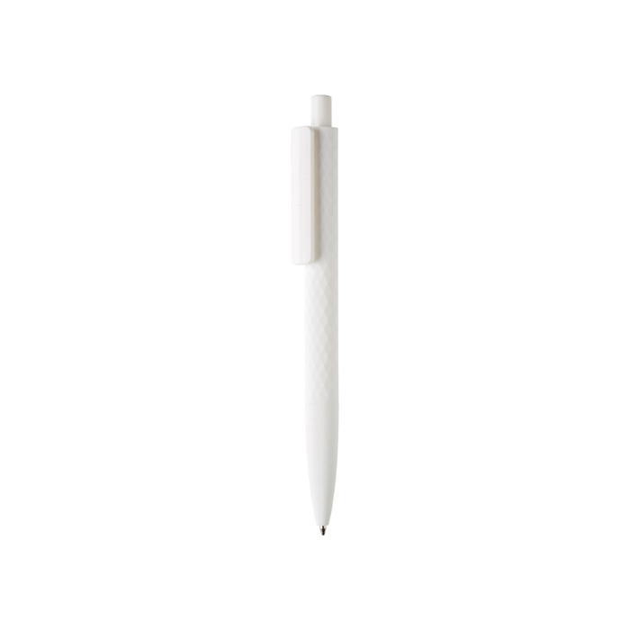 Smooth-writing pens with logo, blue ink