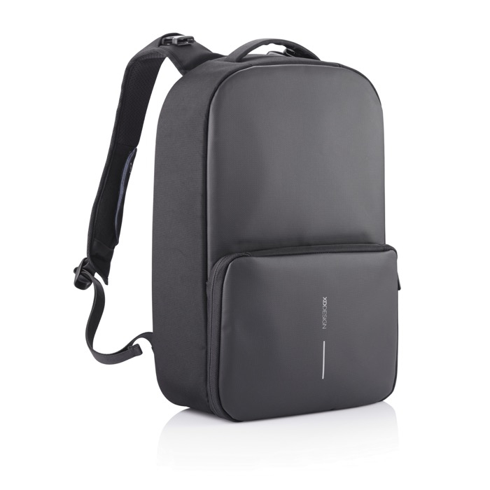 Work and gym backpack with RFID and anti-theft protection