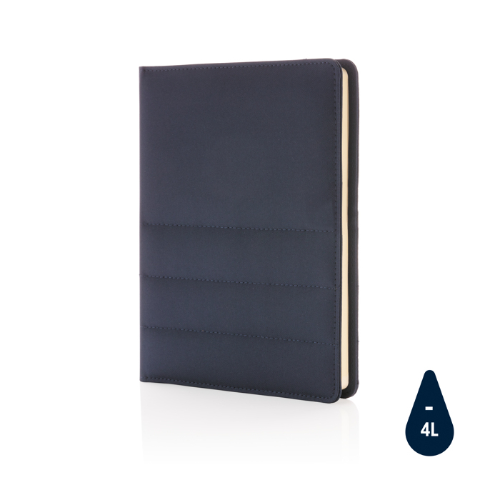 Sustainable branded A5 portfolio from RPET