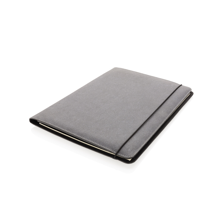 Promotional A4 portfolio in recycled leather