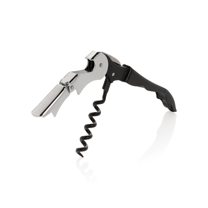 Classic stainless steel waiter's corkscrew in box