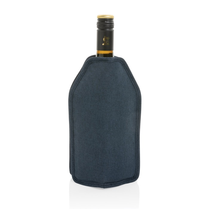 RPET wine bottle cooler sleeve in assorted colours
