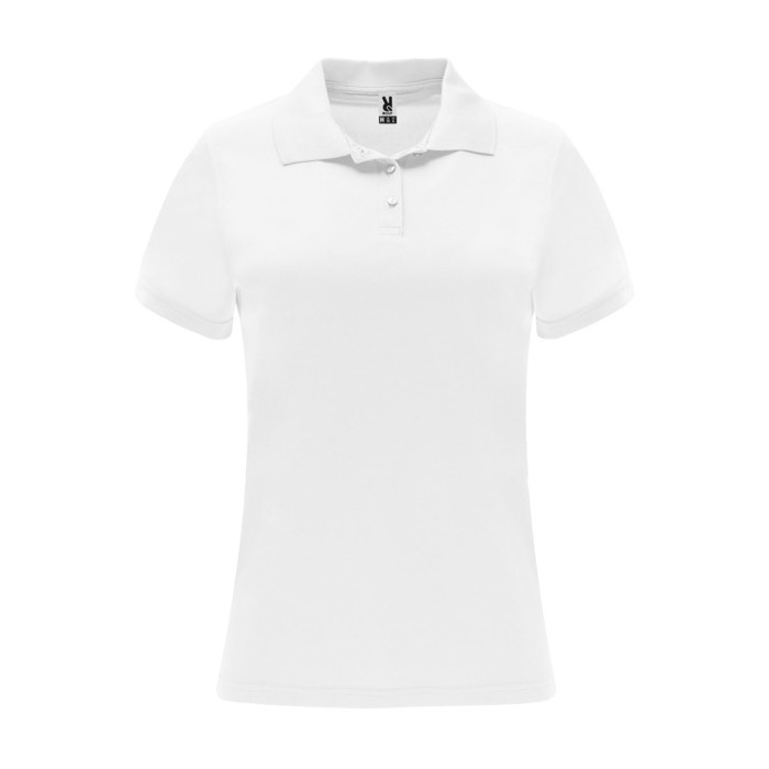 Women’s pique-knit technical polyester polo shirt, 150 g/m², Roly