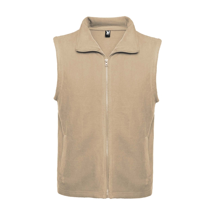 Unisex 100% polyester fleece vest with stand collar, 300 g/m², Roly