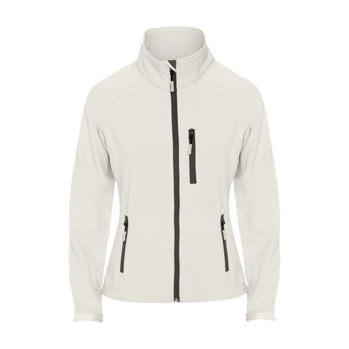 Women’s polyester and elastane softshell jacket, 300 g/m², Roly