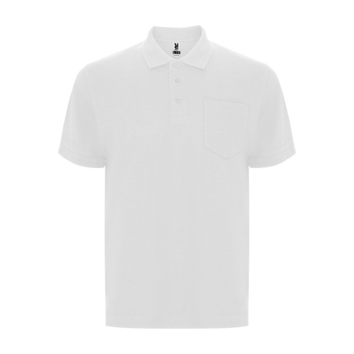 Unisex cotton and polyester piqué polo with pocket, 190 g/m², Roly