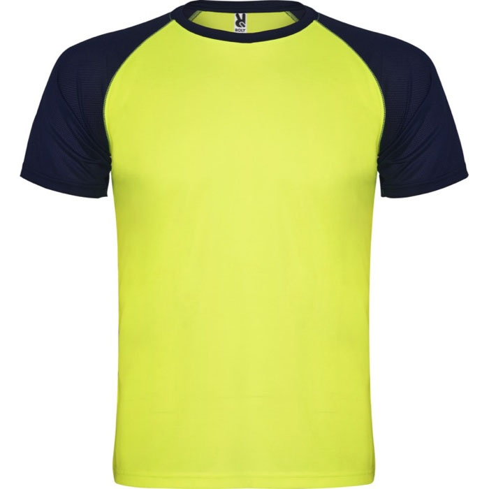 Unisex short-sleeve sports polyester t-shirt 140 g/m², Roly 
