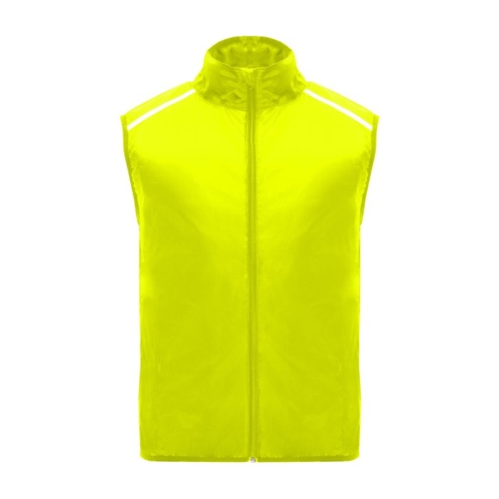 Windproof and breathable unisex running vest, 70 g/m², Roly