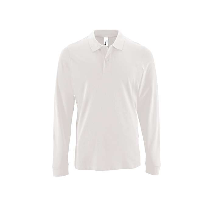 Long sleeve men's polo shirt, cotton, 180 g/m2, SOL'S Perfect