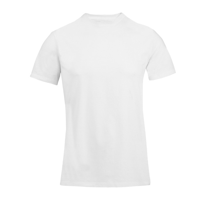 Unisex recycled materials T-shirt, round neck 130 g/m2