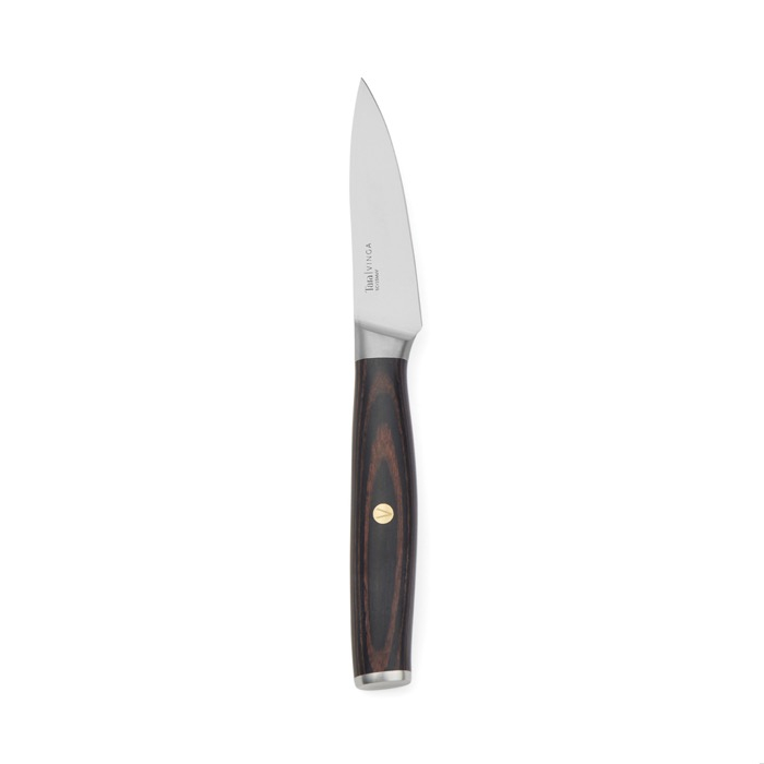 Paring knife in recycled stainless steel with 8.5 cm blade