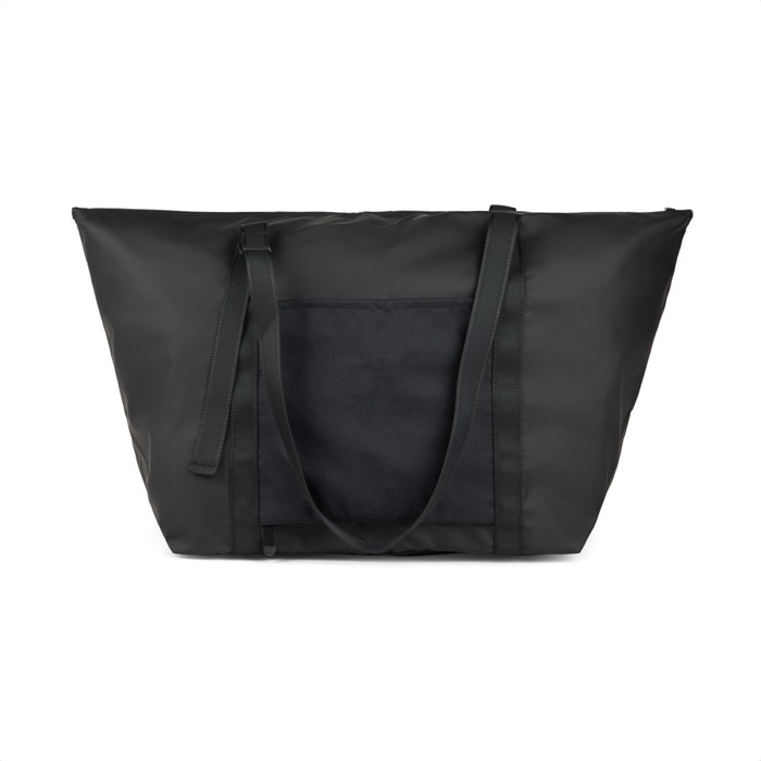 Recycled polyester weekend bag with trolley sleeve