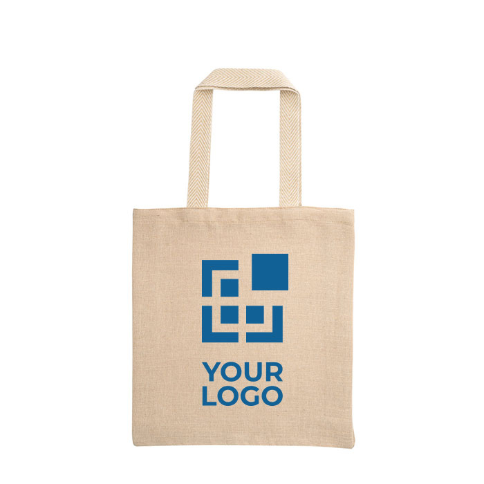 Juco bag with inner compartment and zip, 275 g/m2, Juco