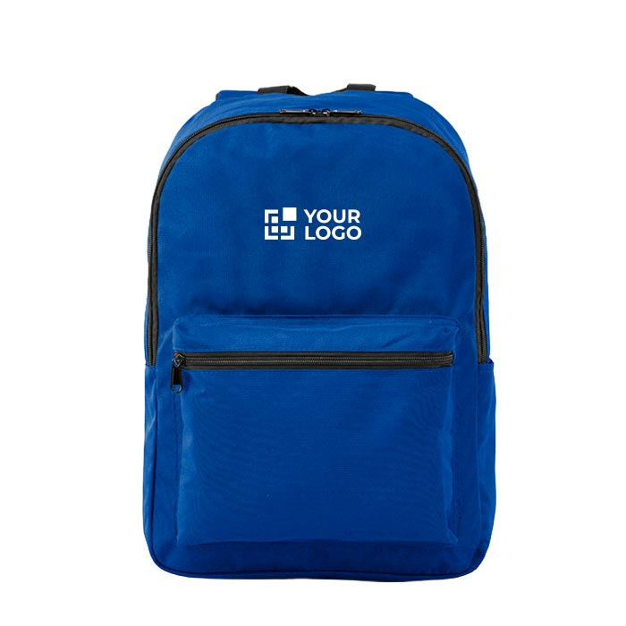 Lightweight recycled plastic backpack with padded interior for 15.6" laptop