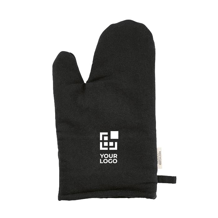 Kitchen glove with separate thumb in recycled cotton 220 g/m²