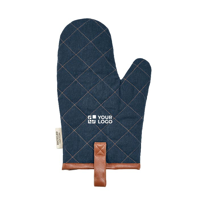 Robust eco cotton kitchen glove with separate thumb 280 g/m2