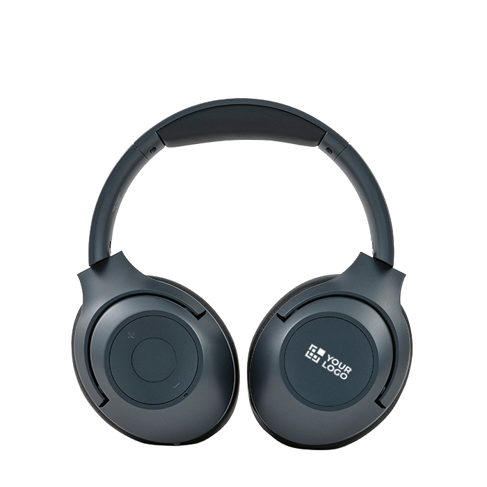 Wireless headphones with active noise cancellation and AI microphone