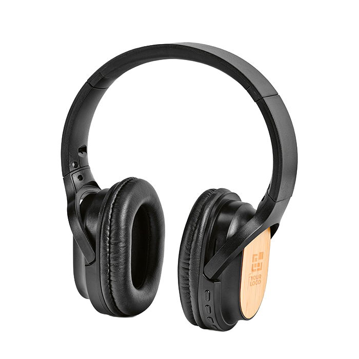 Wireless headphones with bamboo, USB-C charging and 8H battery