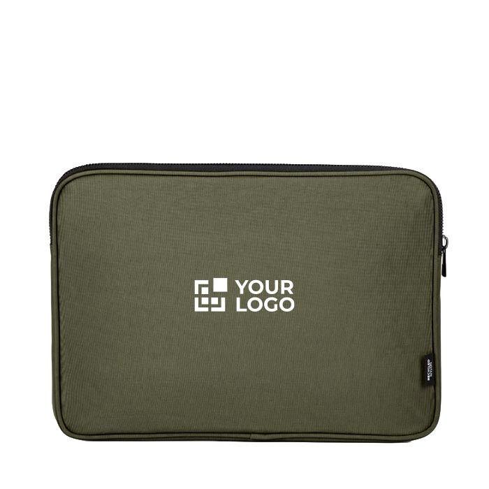 Durable waterproof recycled nylon laptop sleeve 15.6''