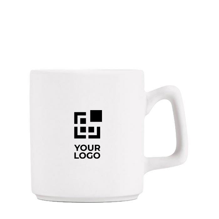Ceramic mug with smooth surface and matte finish 260 ml