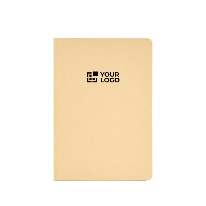 Bamboo fibre notebook with date space A5 dotted pages