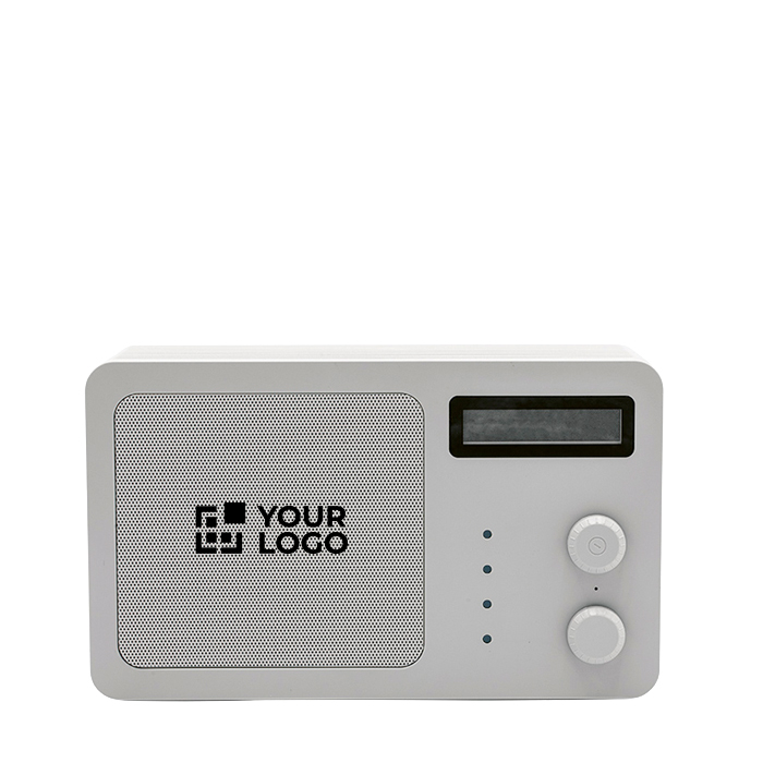 Recycled plastic wireless speaker with LCD screen 15W
