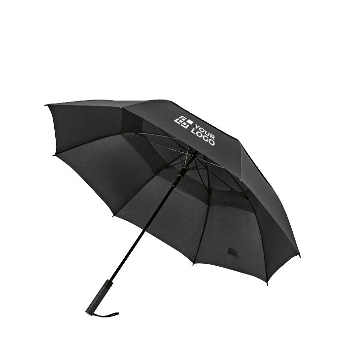 Durable automatic recycled plastic golf umbrella ø135