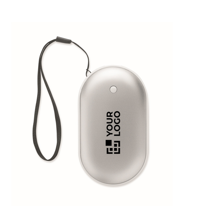 Aluminium hand warmer with 3 heat levels 5,000mAh