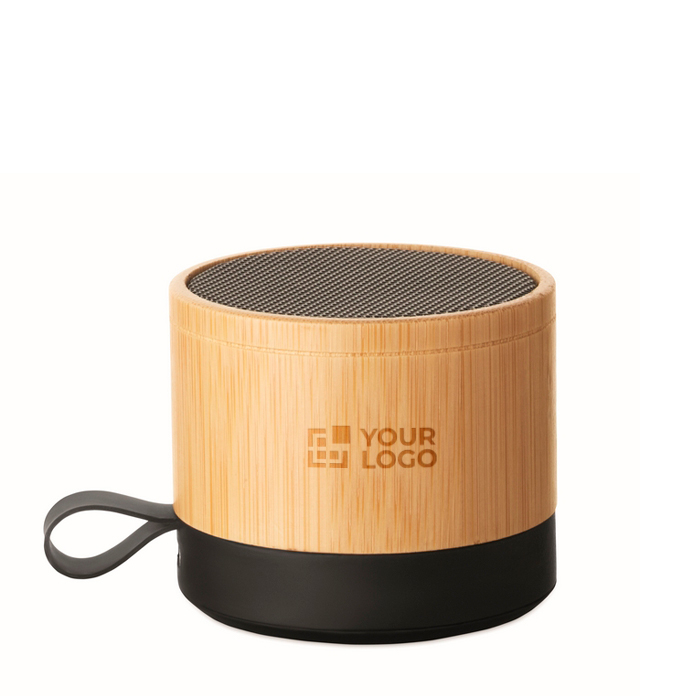 Wireless speaker with bamboo and ABS casing 3W