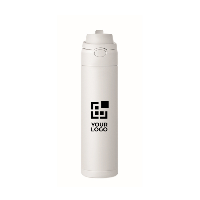 Drip-proof double-wall recycled stainless steel bottle 500 ml