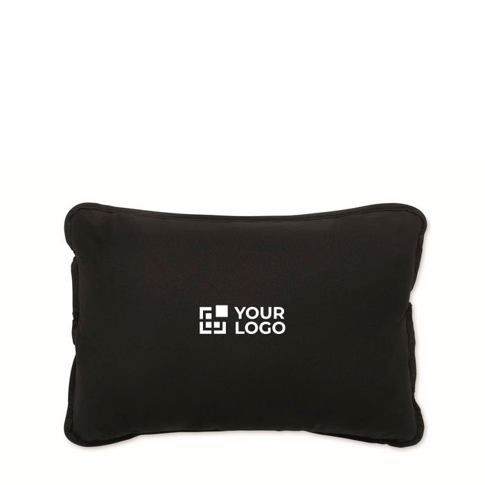 Suede-effect cushion with silk fibre filling for comfortable seating