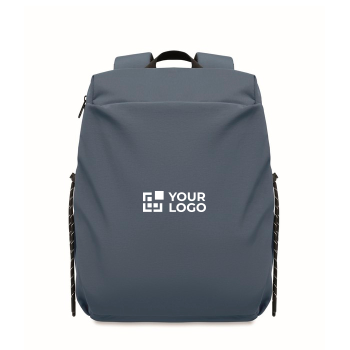 Water-repellent nylon laptop backpack compatible with 16"