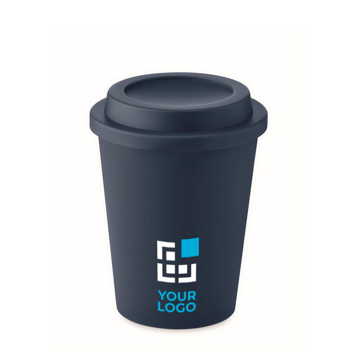 Double-walled plastic takeaway cup, 300 ml