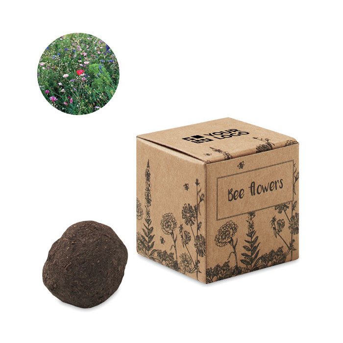 Plant set with bee flower seeds, delivered in a box