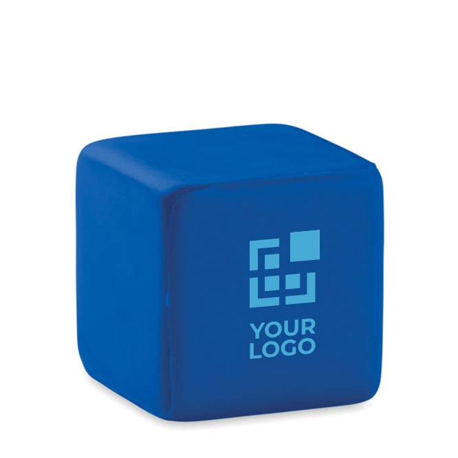Anti-stress cube in bright colours