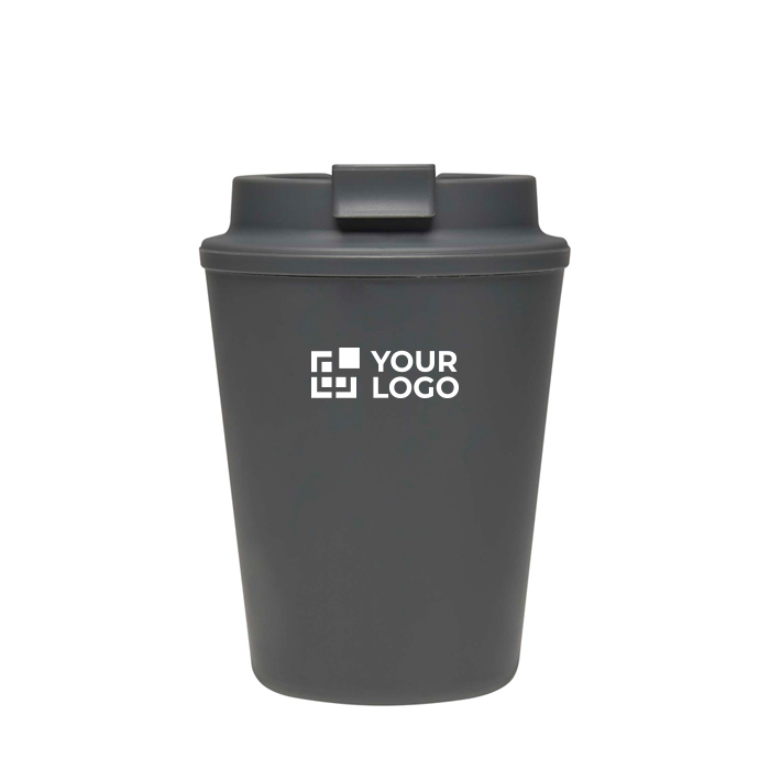 Double-wall thermal tumbler with leakproof screw lid 300ml
