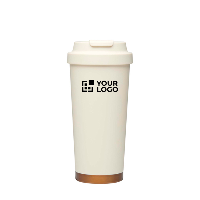 Matte double-wall stainless steel thermal tumbler 480ml
