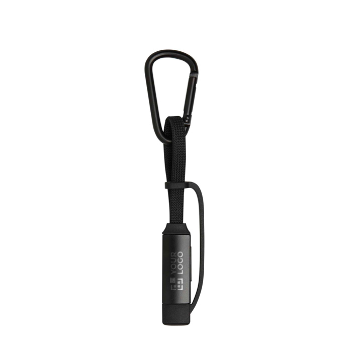 3-in-1 charging cable with carabiner and 65W fast charging