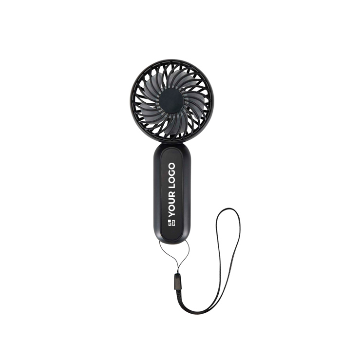 Rechargeable 3-speed portable fan with USB-C