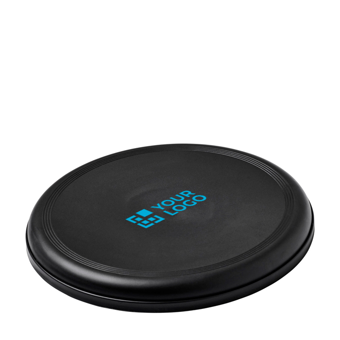 Round frisbee, recycled plastic, speckled finish