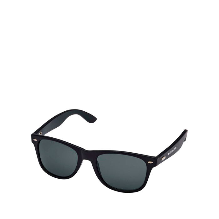 Retro sunglasses, bamboo arms, black coating